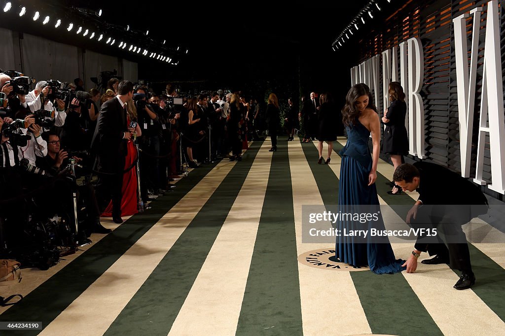 2015 Vanity Fair Oscar Party Hosted By Graydon Carter - Roaming Arrivals