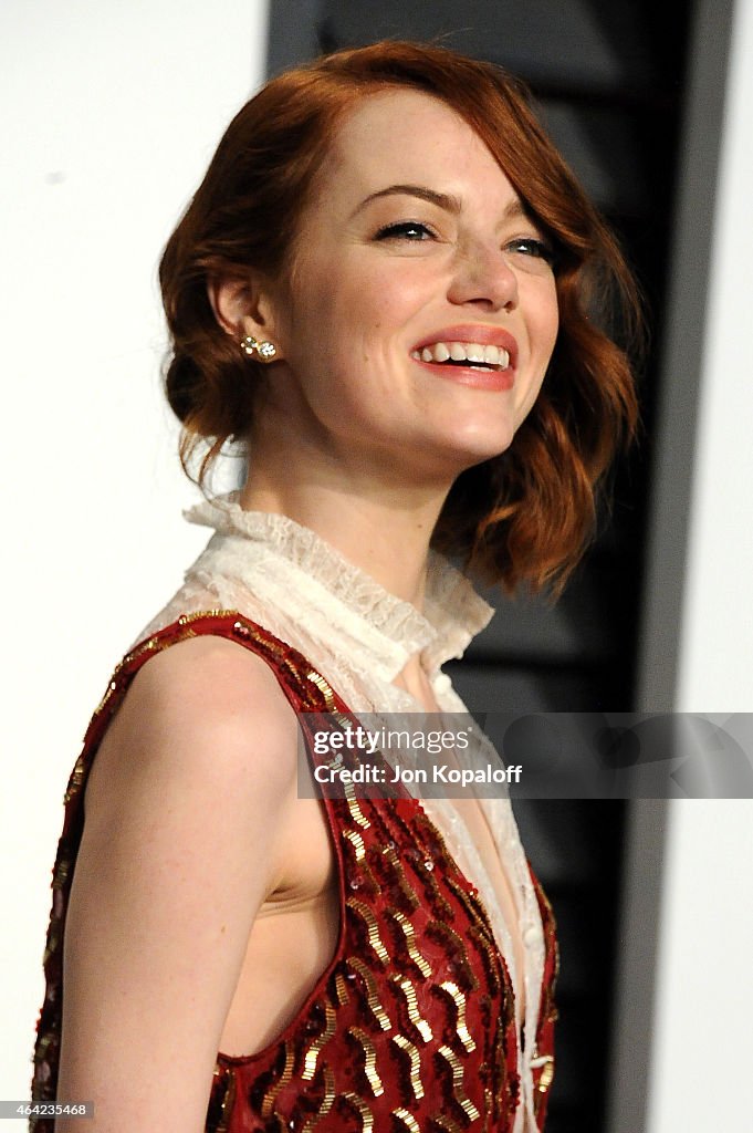 2015 Vanity Fair Oscar Party Hosted By Graydon Carter - Arrivals