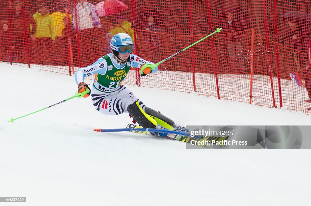 Barbara Wirth (GER) on the course during Slalom race at 51st...