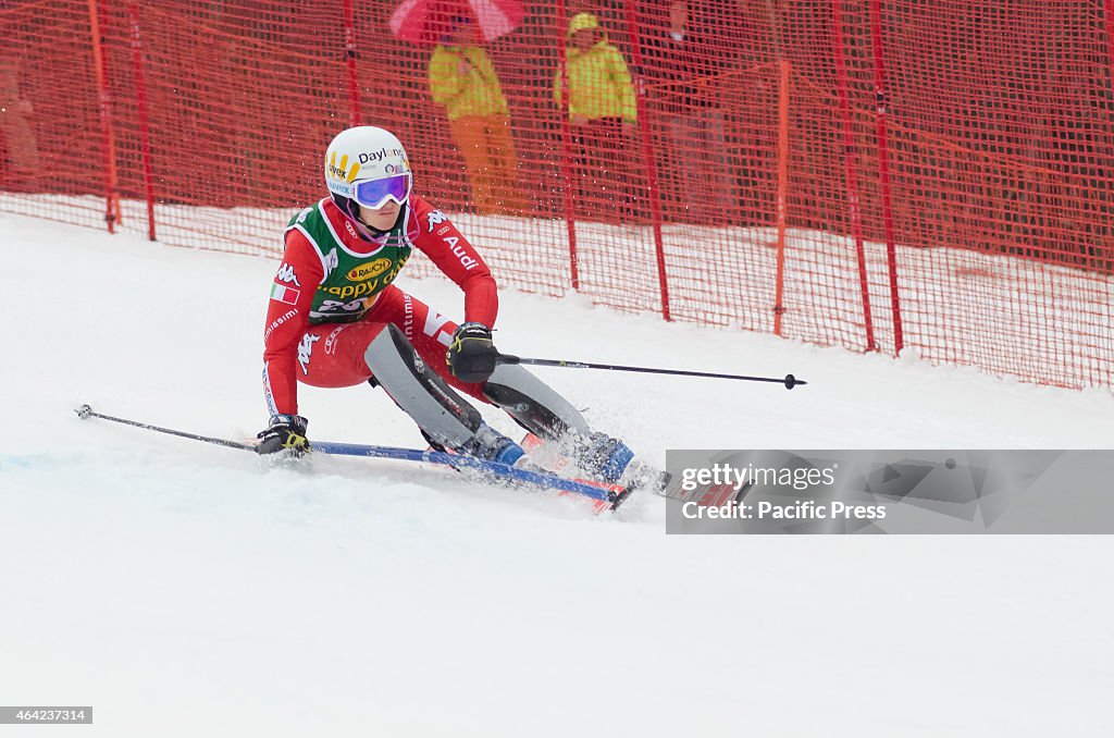 Irene Curtoni (ITA) on the course during Slalom race at 51st...