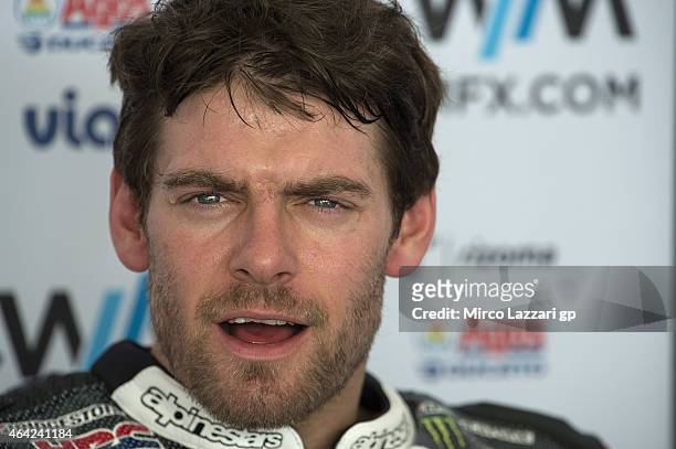Cal Crutchlow of Great Britain and CWM LCR Honda looks on in box during the MotoGP Tests in Sepang - Day One at Sepang Circuit on February 23, 2015...