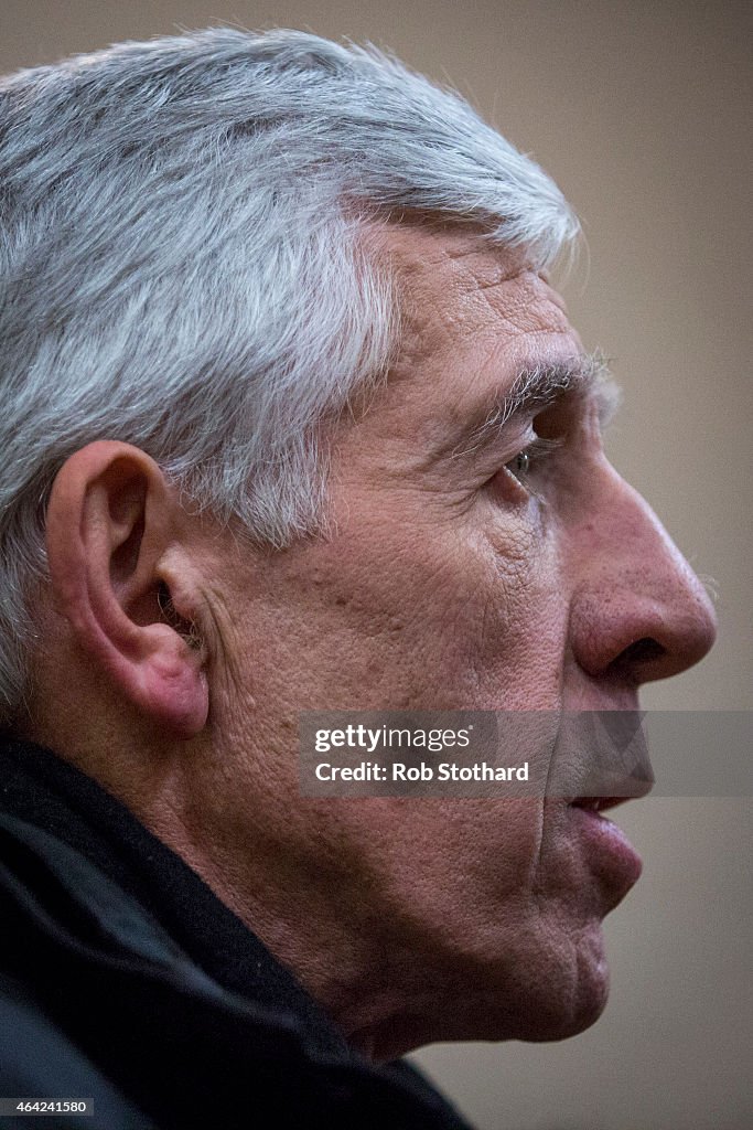 Jack Straw Arrives At Millbank Studios In The Wake Of Cash For Questions Scandal