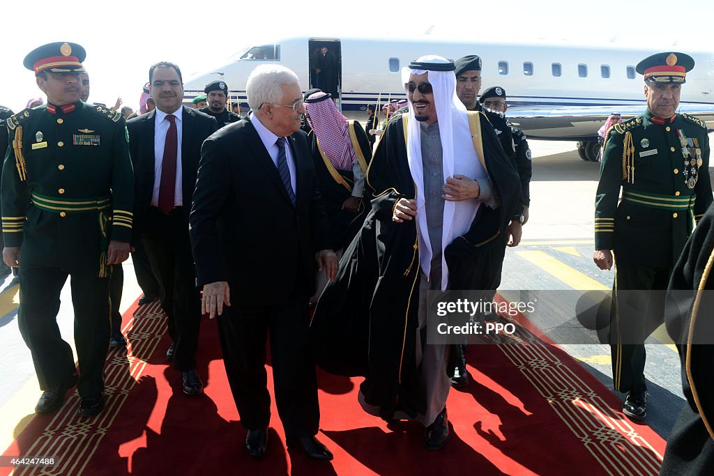 Palestinian President Mahmoud Abbas Visits Saudi Arabia