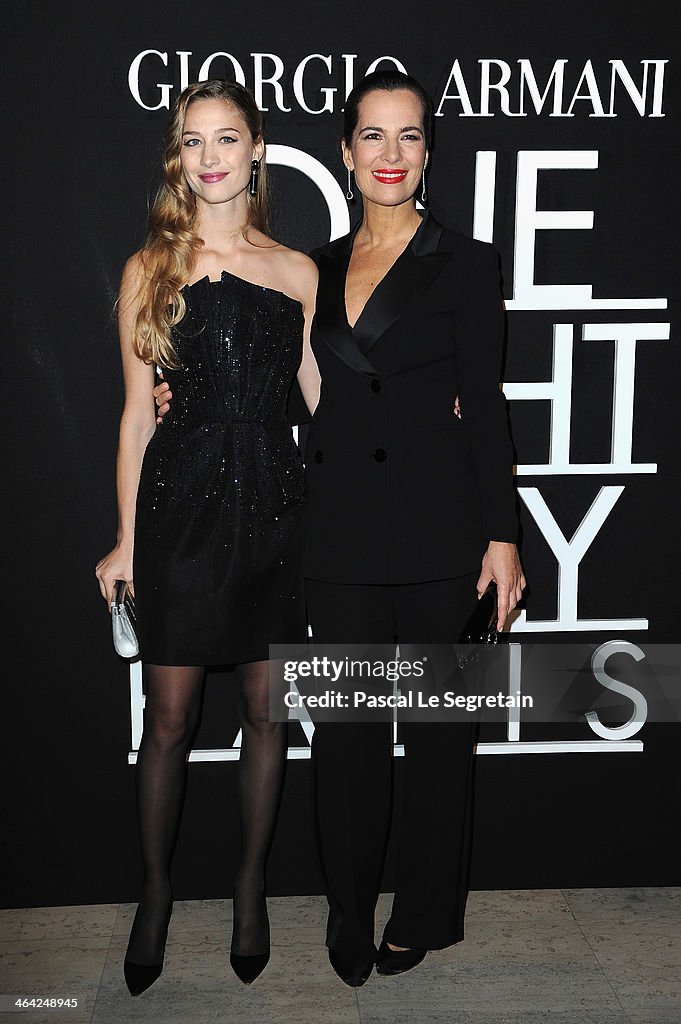 Giorgio Armani Prive : Front Row - Paris Fashion Week - Haute Couture S/S 2014