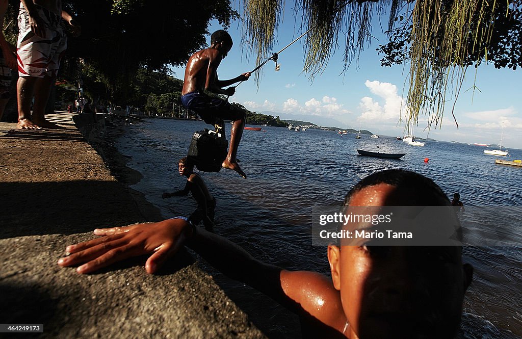 Heavily Polluted Guanabara Bay To Be Site For Water Sports At Rio Summer Olympics