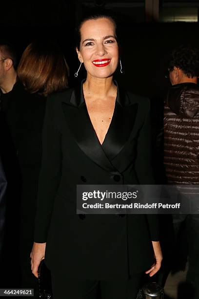 Roberta Armani attends the Giorgio Armani Prive show as part of Paris Fashion Week Haute Couture Spring/Summer 2014 on January 21, 2014 in Paris,...