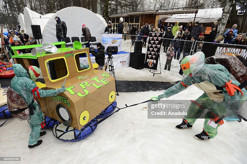 3rd "Battle Sani" Unusual Sleigh Festival in Moscow