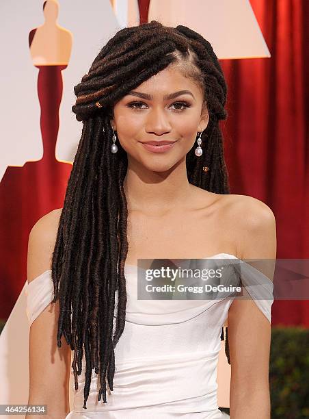 Actress/singer Zendaya arrives at the 87th Annual Academy Awards at Hollywood & Highland Center on February 22, 2015 in Hollywood, California.