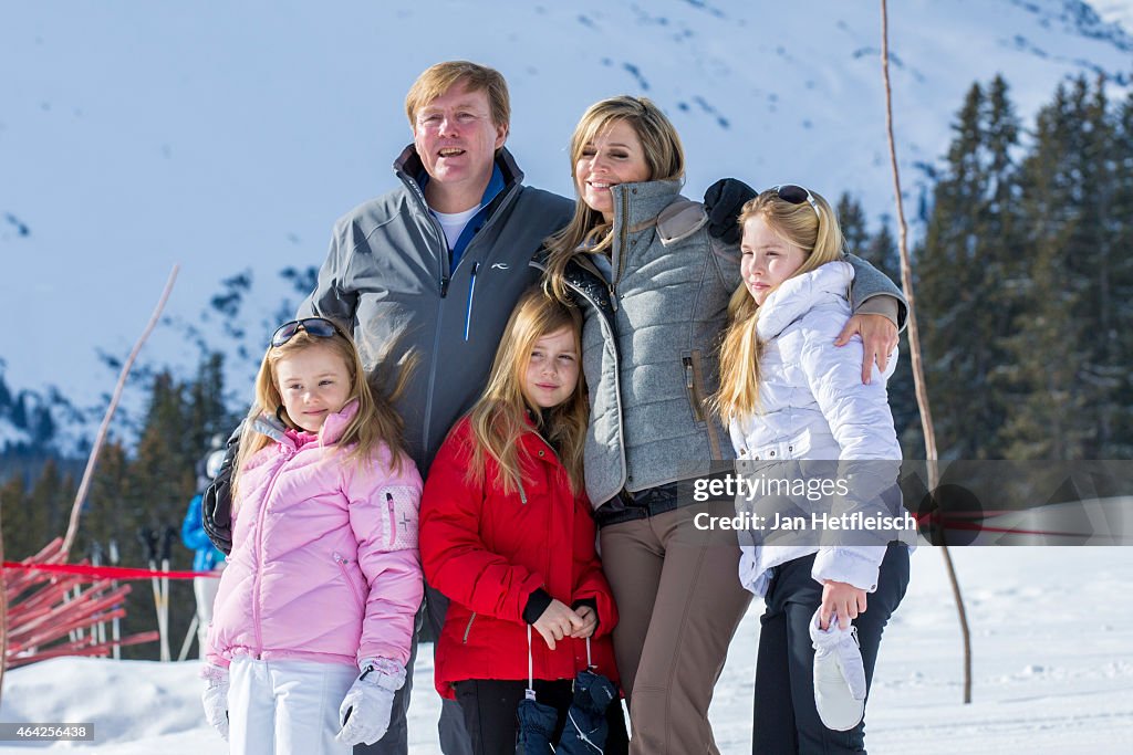 The Dutch Royal Family Hold Annual Photocall In Lech