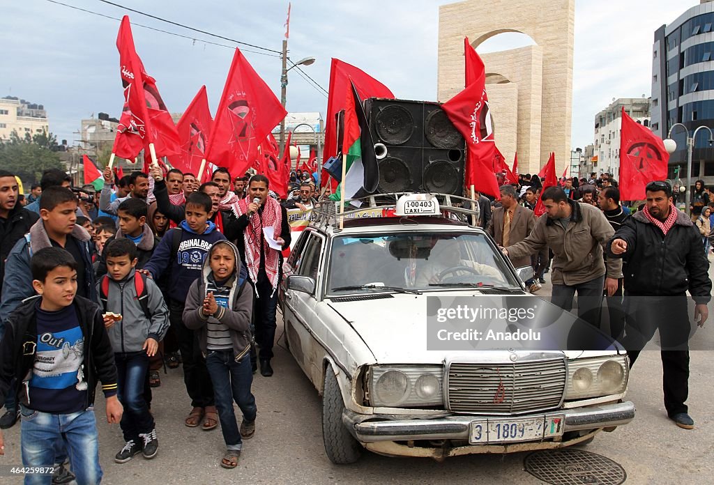 Palestinians mark 46th anniversary of Democratic Front for the Liberation of Palestine