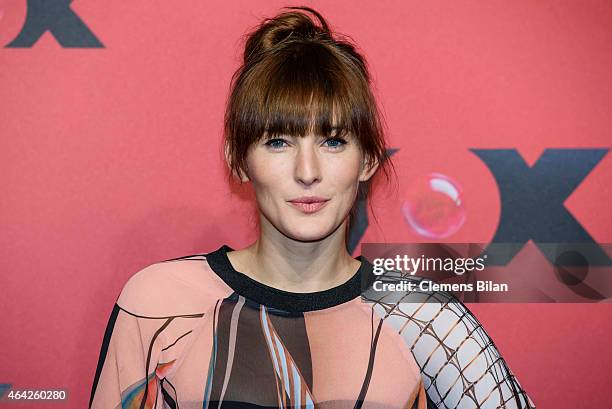 Jeannine Michaelsen attends a photocall for the TV channel VOX on February 23, 2015 in Berlin, Germany.