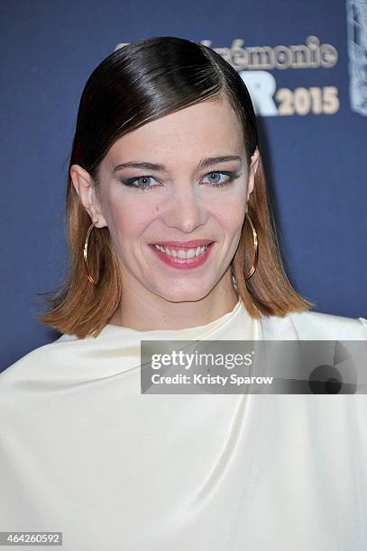 Celine Sallette attends the 40th Cesar Film Awards at Theatre du Chatelet on February 20, 2015 in Paris, France.