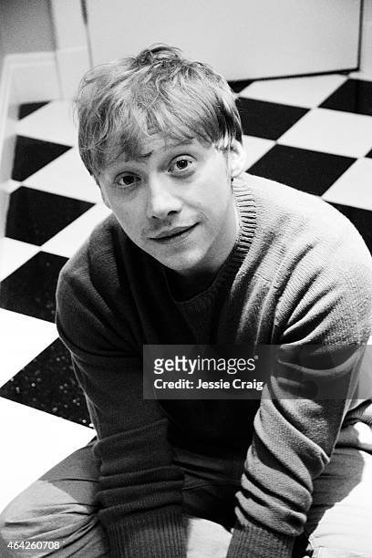 Actor Rupert Grint is photographed for Wonderland magazine on January 21, 2014 in London, England.