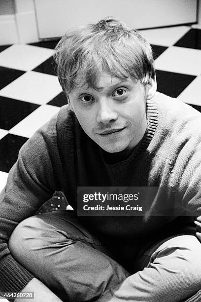 Actor Rupert Grint is photographed for Wonderland magazine on January 21, 2014 in London, England.