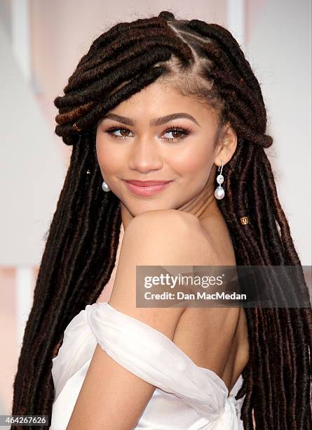 Zendaya arrives at the 87th Annual Academy Awards at Hollywood & Highland Center on February 22, 2015 in Los Angeles, California.