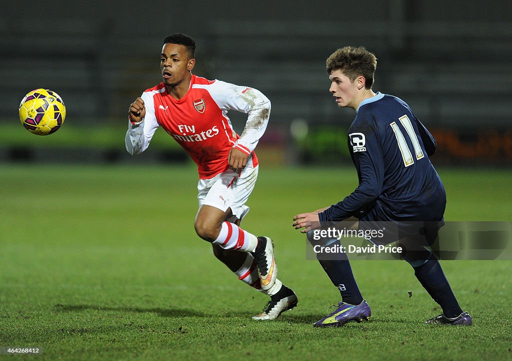 Arsenal v Crewe Alexandra - FA Youth Cup 5th Round