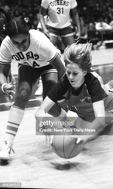 Madison Square Garden, UCLA of women basketball, Queens College vs Immaculata College. A gathering of 11,976 came by to see if the Pennsylvania...