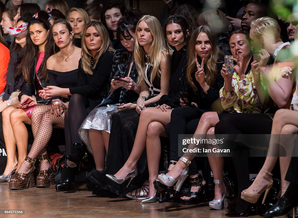 Day 4 - Front Row - LFW FW15