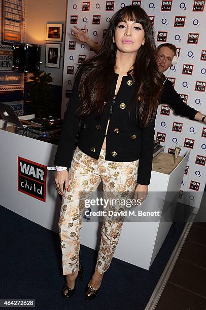 Zara Martin and Mr Hudson attend War Child & O2 BRIT Awards Show at O2 Shepherd's Bush Empire on February 23, 2015 in London, England.