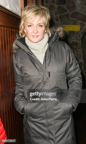 Amy Carlson attends the Columbia Lounge At The Village At The Lift Day5 on January 21, 2014 in Park City, Utah.