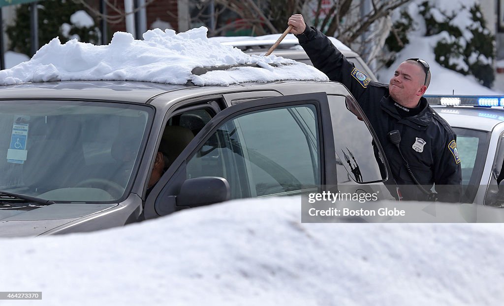 Amid Historic Snowfall, Boston Police Helping On All Fronts