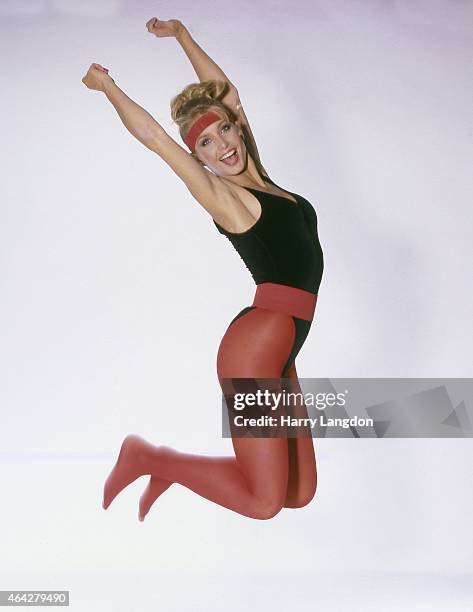 Actress Heather Thomas poses for a portrait in 1981 in Los Angeles, California.