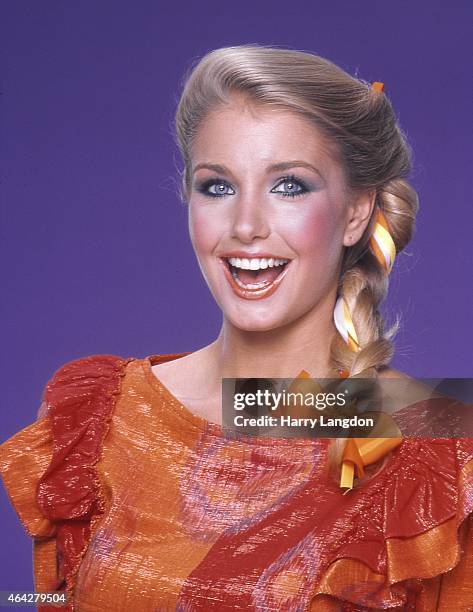 Actress Heather Thomas poses for a portrait in 1981 in Los Angeles, California.