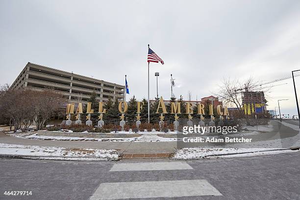 An exterior view of Mall of America during a media tour of its security systems on February 23, 2015 in Bloomington, Minnesota. In a newly released...