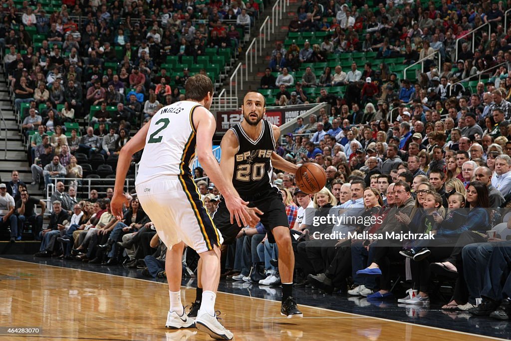 San Antonio Spurs v Utah Jazz