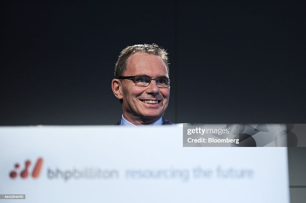 BHP Billiton Ltd. Chief Executive Officer Andrew Mackenzie Attends Investor Briefing For Interim Results