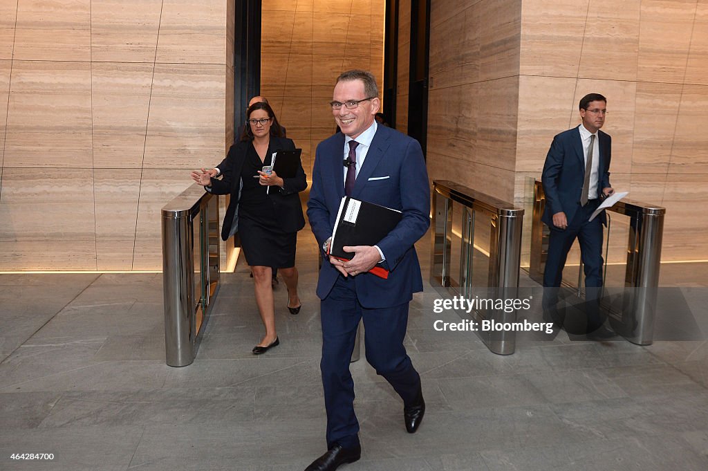 BHP Billiton Ltd. Chief Executive Officer Andrew Mackenzie Attends Investor Briefing For Interim Results