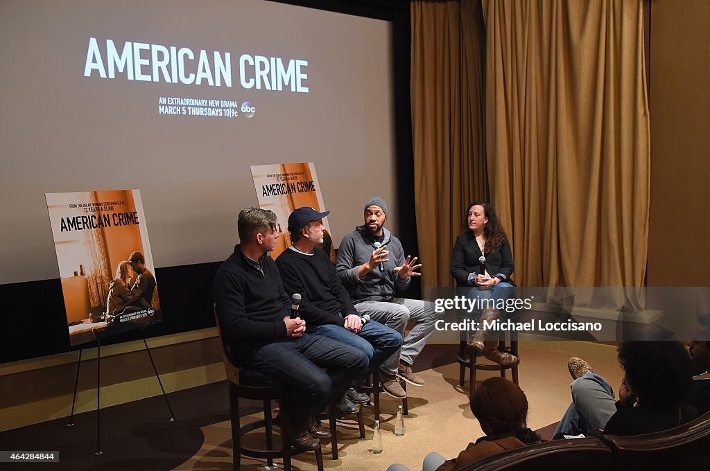 Entertainment Weekly And ABC Host A Special Screening And Q&A Of ABC's New Drama "American Crime"