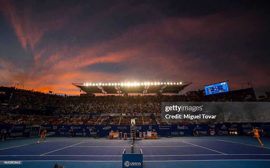 Telcel Mexican Open 2015 - Sharapova v Rogers