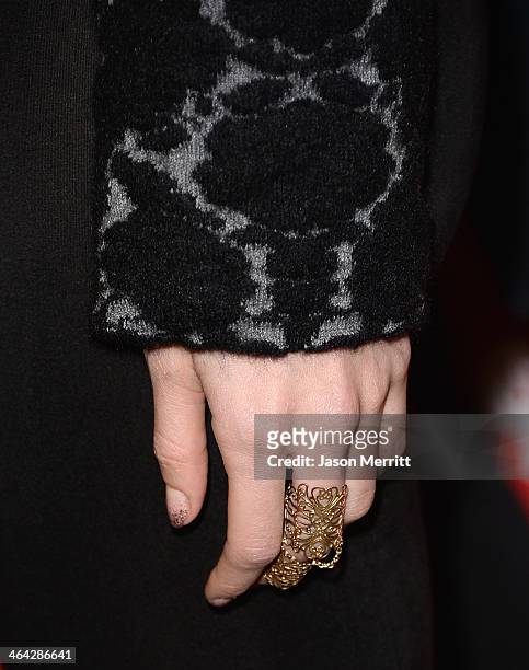 Julie Estelle attends the premiere of "The Raid 2" at Eccles Center Theatre during the 2014 Sundance Film Festival on January 21, 2014 in Park City,...