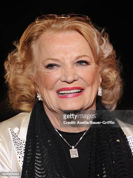 Actress Gena Rowland arrives at the 25th Annual Palm Springs International Film Festival Awards Gala at Palm Springs Convention Center on January 4,...
