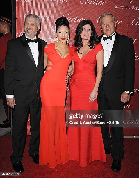 Mary Bono and daughter Chianna Maria Bono arrive at the 25th Annual Palm Springs International Film Festival Awards Gala at Palm Springs Convention...