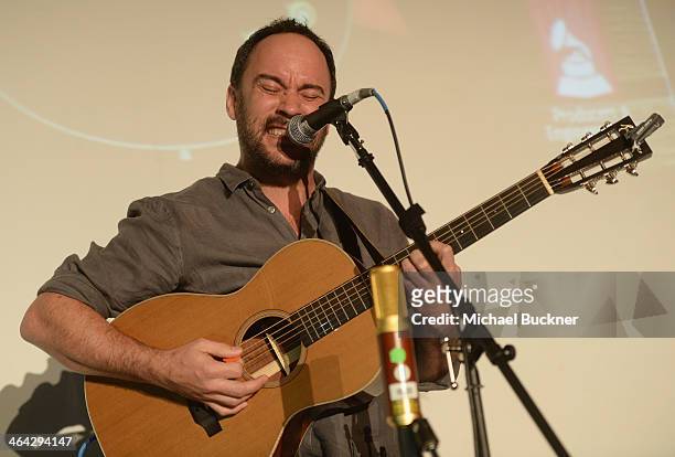 Musician Dave Matthews performs The Recording Academy Producers & Engineers Wing Presents 7th Annual GRAMMY Week Event Honoring Neil Young at The...