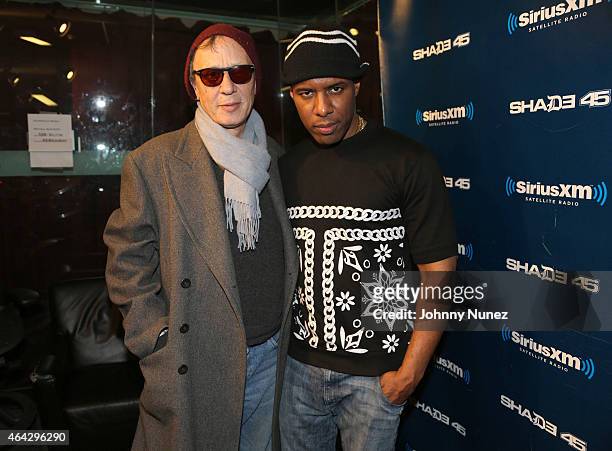 Peter Gatien and DJ Whoo Kid attend the The Whoolywood Shuffle on February 23, 2015 in New York City.