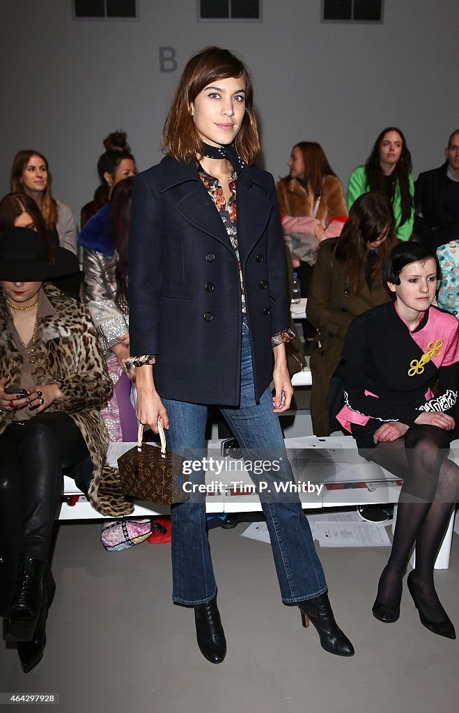 Day 5 - Front Row - LFW FW15