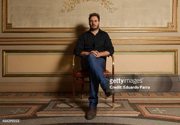 Argentinian director Diego Lerman attends the 'Refugiado' film presentation at Casa de America on February 24, 2015 in Madrid, Spain.