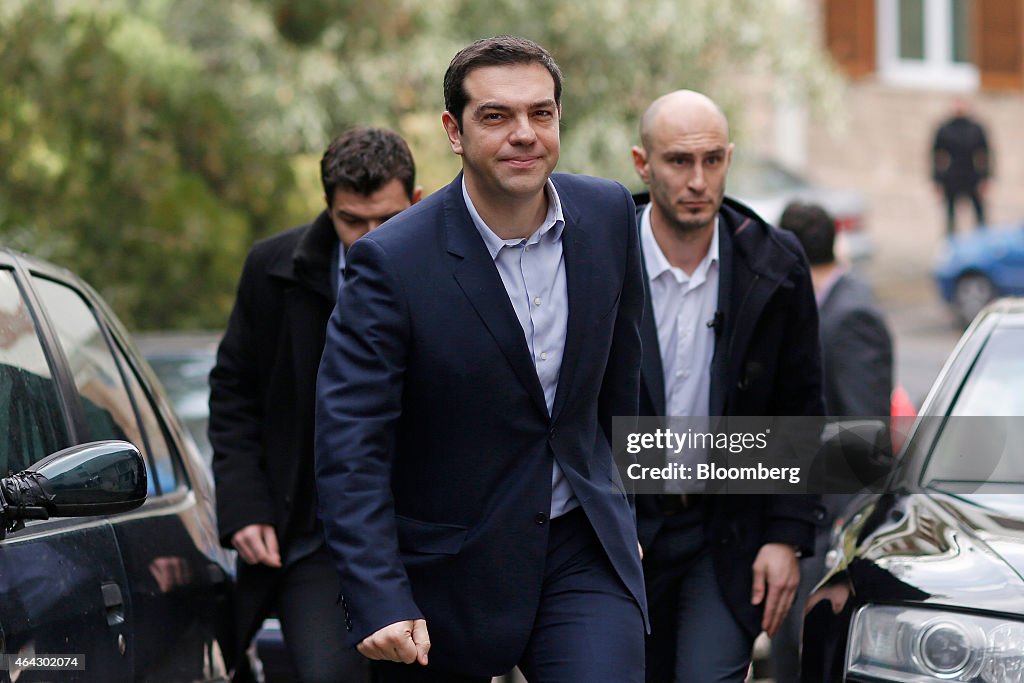 Greek Ministers As Greece Moves Closer To Winning An Extension Of Financial Aid