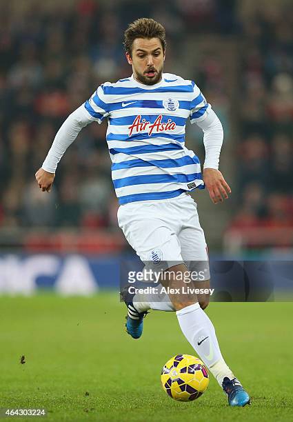 Niko Kranjcar of Queens Park Rangers during the Barclays Premier League match between Sunderland and Queens Park Rangers at Stadium of Light on...