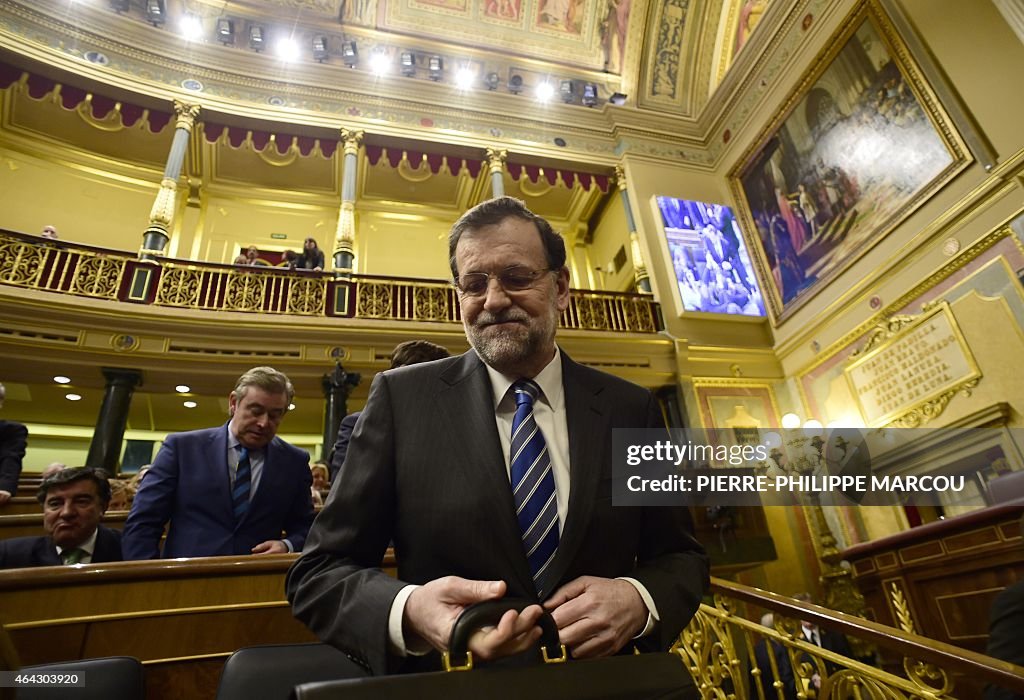 SPAIN-GOVERNMENT-CONGRESS-DEBATE