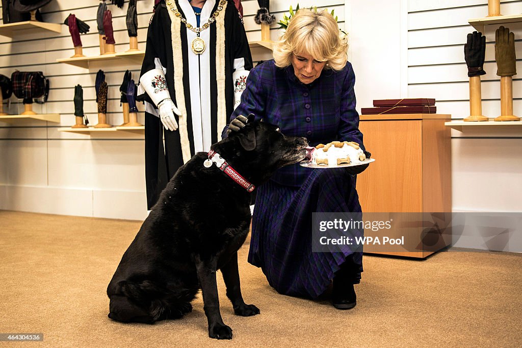 Duchess Of Cornwall Visits Dents Factory