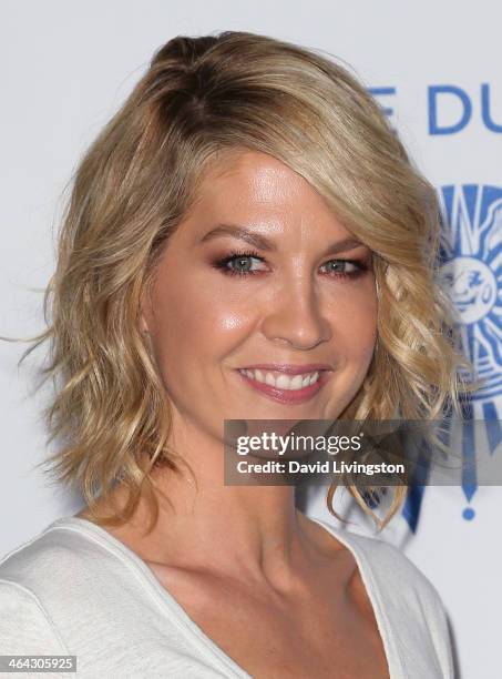 Actress Jenna Elfman attends opening night of Cirque du Soleil's "Totem" at the Santa Monica Pier on January 21, 2014 in Santa Monica, California.