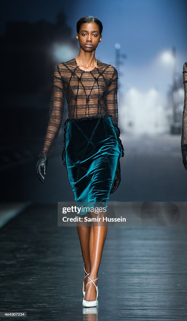 Emilio De La Morena - Runway - LFW FW15