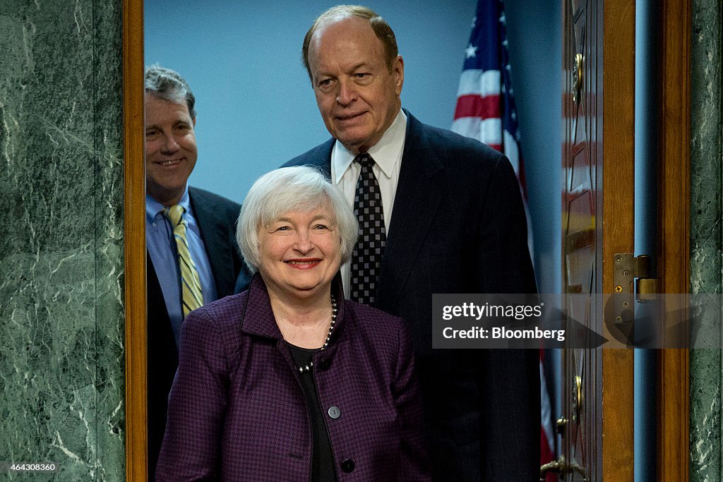 Janet Yellen Delivers Semi-Annual Testimony To Senate Banking Committee