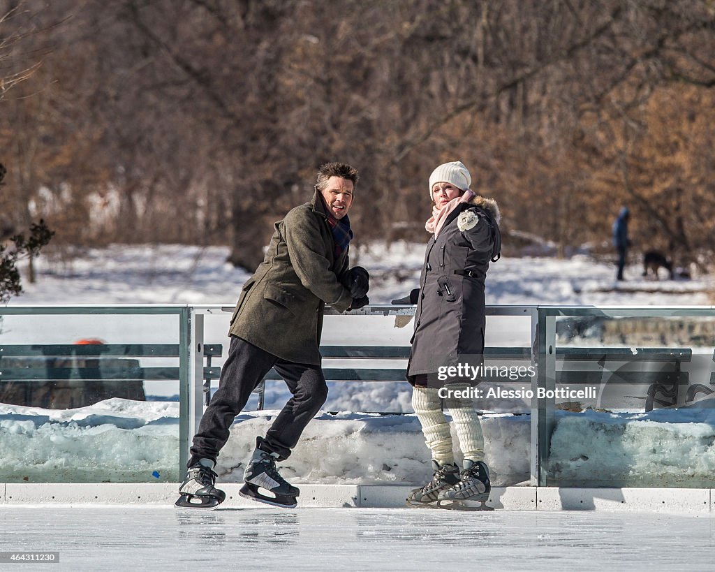 Celebrity Sightings In New York City - February 24, 2015