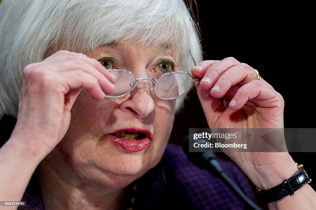 Janet Yellen Delivers Semi-Annual Testimony To Senate Banking Committee