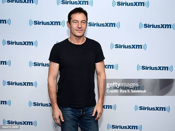 Actor Jason Isaacs visits the SiriusXM Studios on February 24, 2015 in New York City.